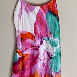 COLORFUL SILK DRESS